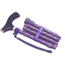 Switch Sticks® Folding Cane, Viking Print, 32 to 37 Inch Height