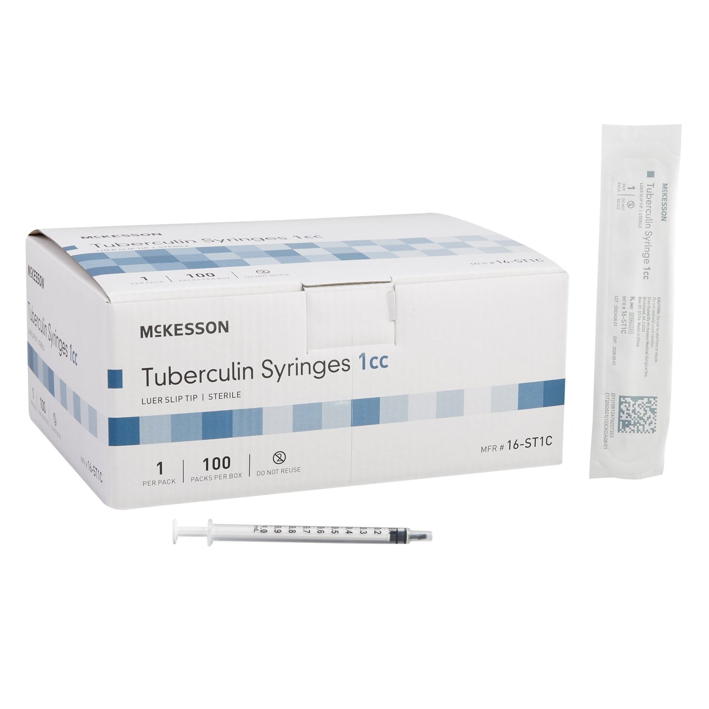 McKesson Tuberculin Syringe, 1 mL