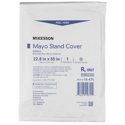 McKesson Mayo Stand Cover, 22-4/5 x 55 Inch by McKesson Brand product image - view 2