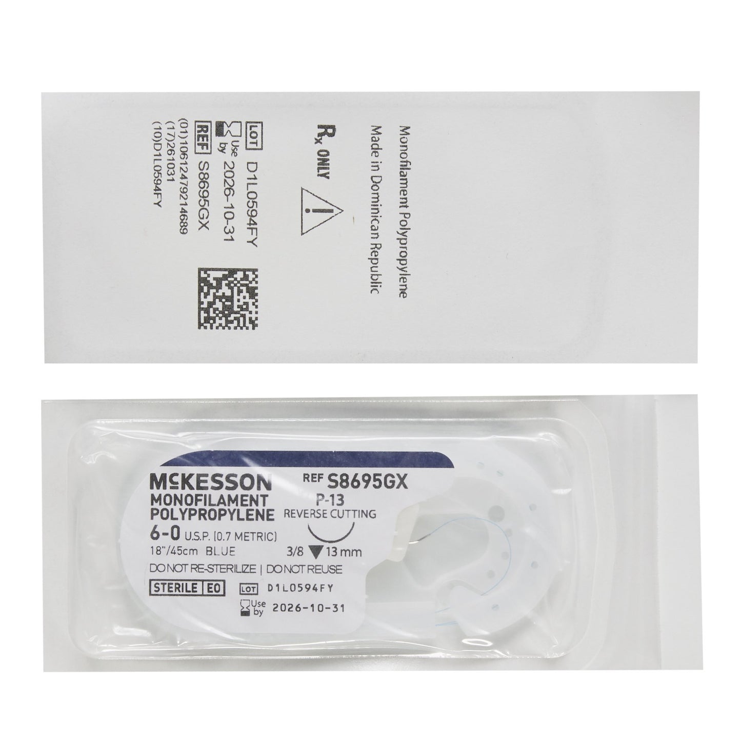 McKesson Suture with P-13 Needle