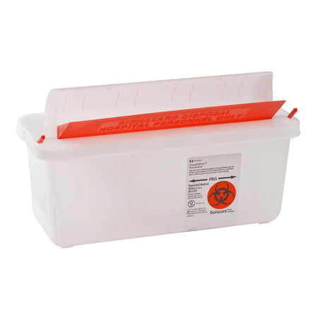 Cardinal 85121 In-Room Multi-purpose Sharps Container, 1.25 Gallon, 11 x 10¾ x 4¾ Inch