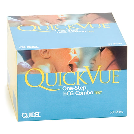 Quidel 20110 QuickVue One-Step hCG Combo Pregnancy Fertility Reproductive Health Test Kit