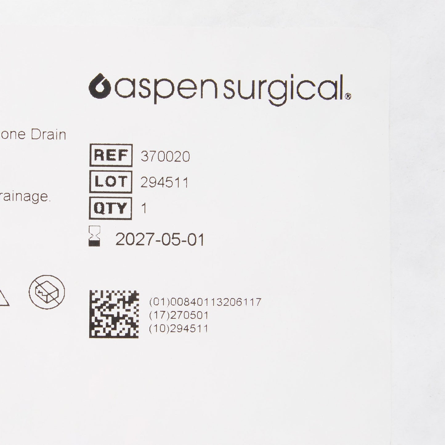 McKesson Wound Drain Tube, 7 Fr., 9-Inch Length