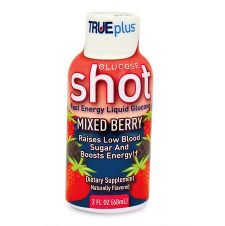Trividia Health Inc 864331 TRUEplus Fast Energy Liquid Glucose Shot Dietary Supplement, 2-ounce bottle