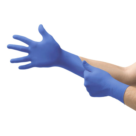 Microflex N194 Cobalt Nitrile Exam Glove, Extra Large, Blue