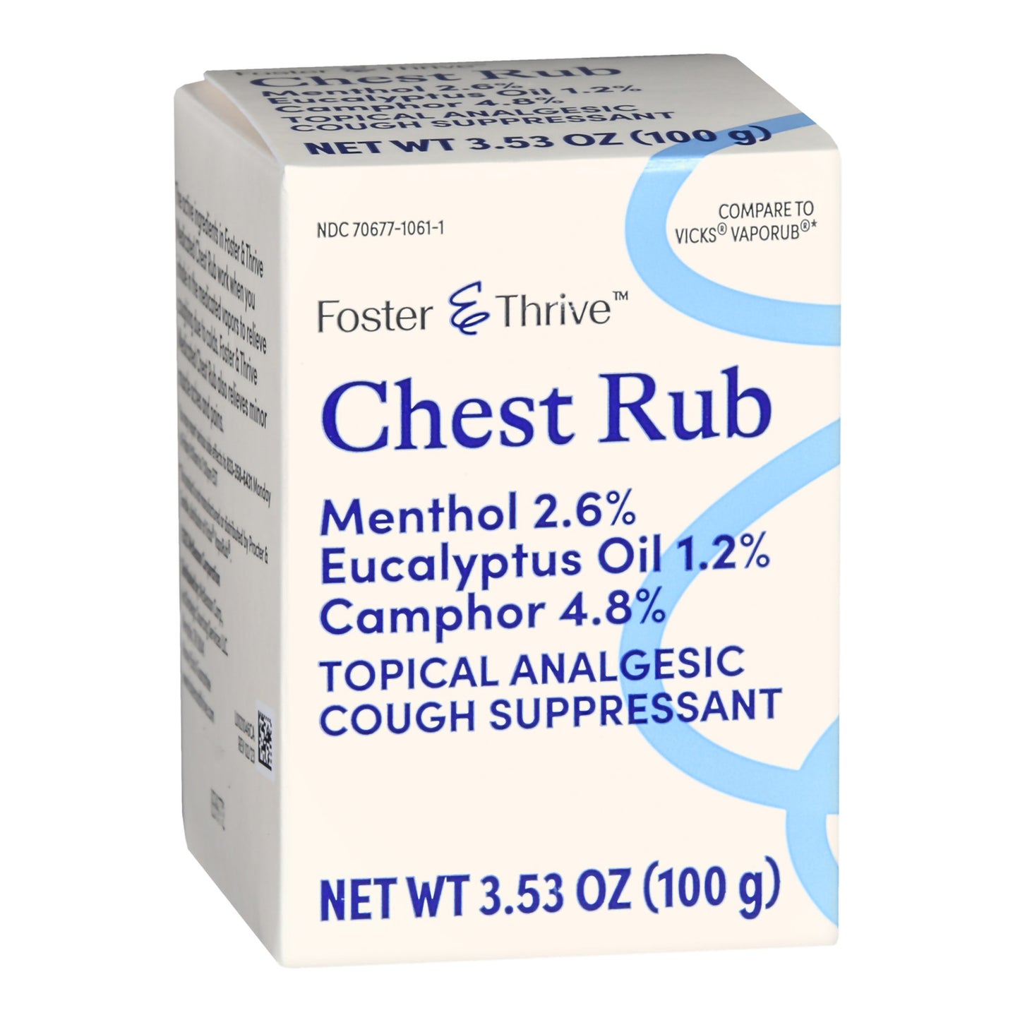Foster & Thrive™ Chest Rub Menthol 2.6% Eucalyptus Oil 1.2% Camphor 4.8%