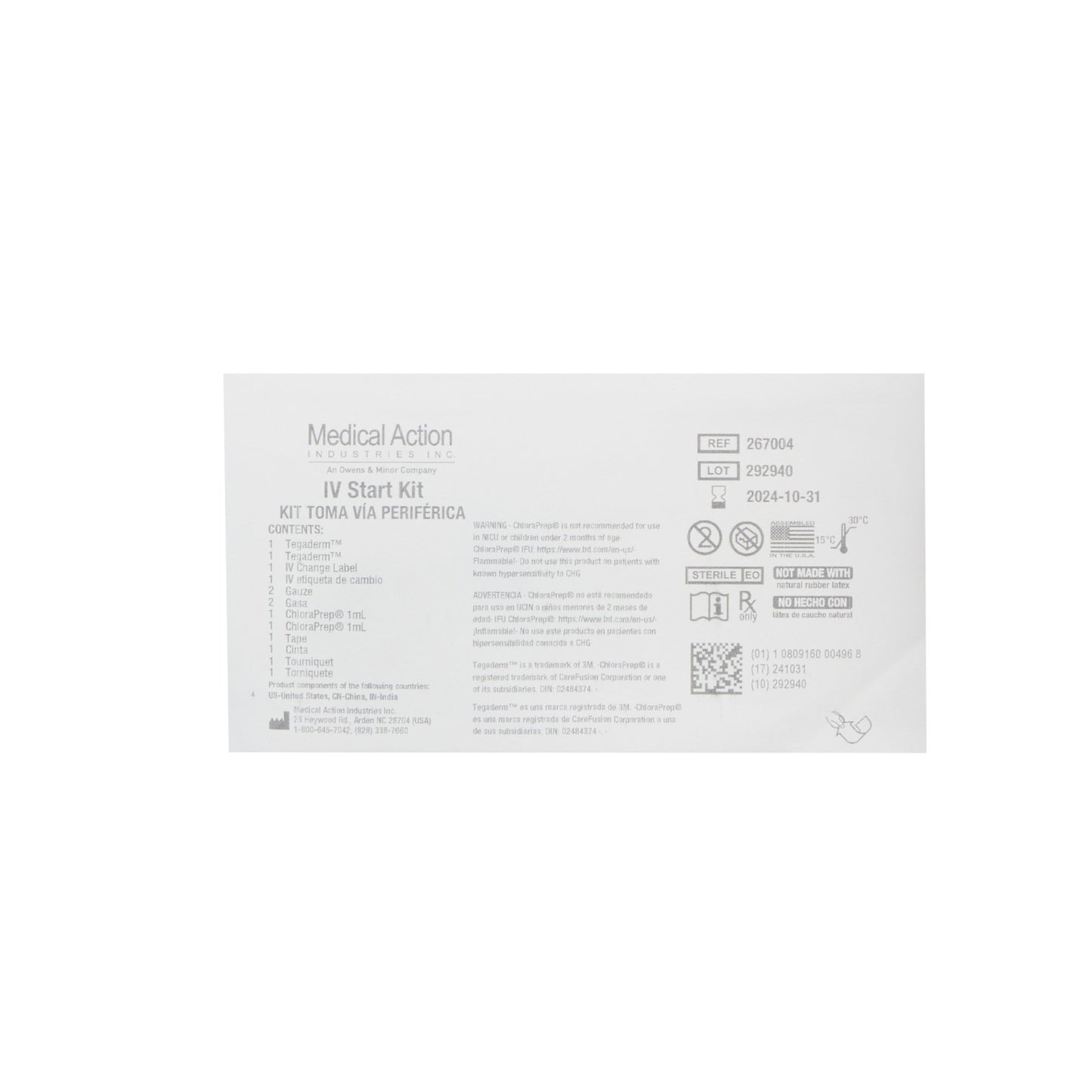 Medical Action Industries 3M Tergaderm® IV Start Kit