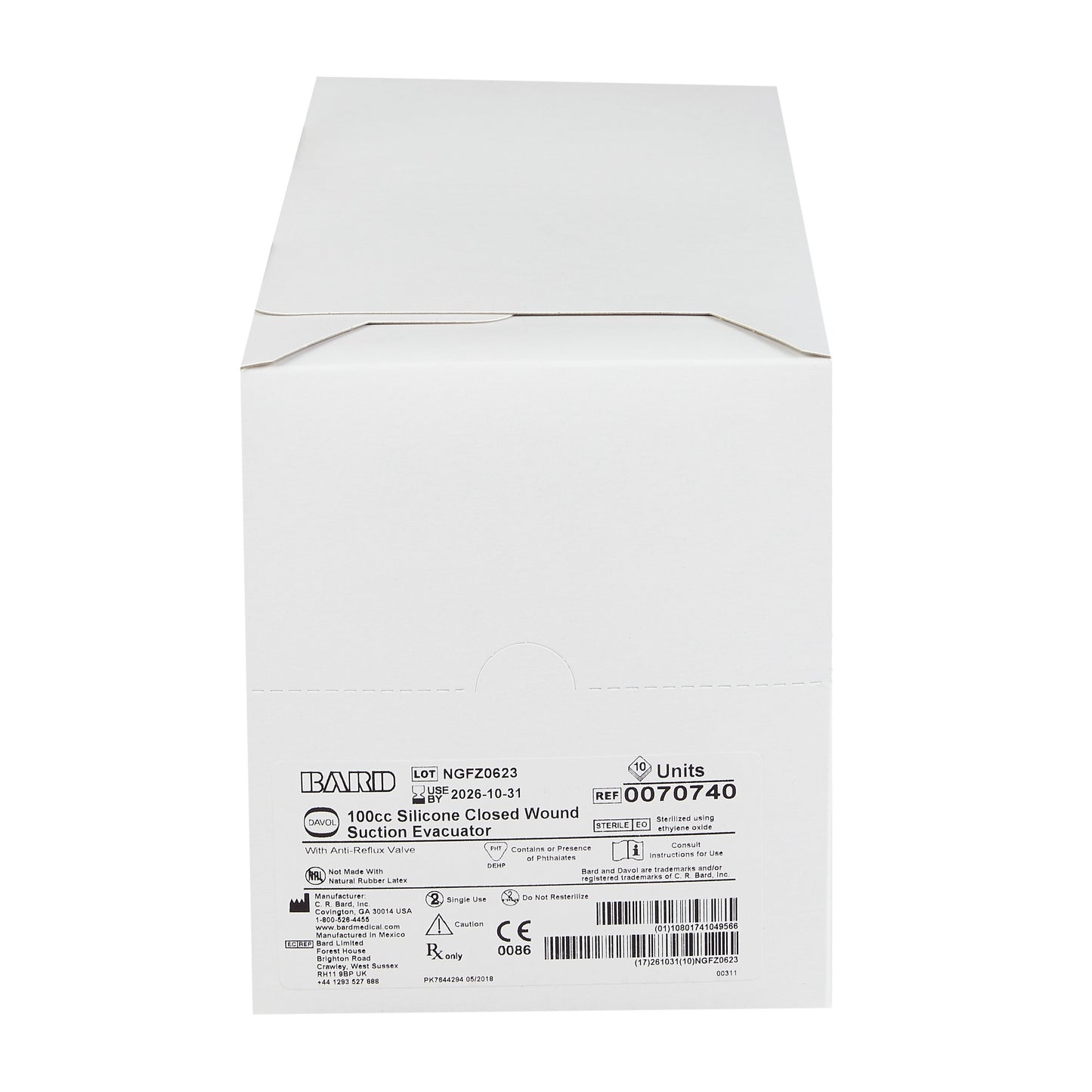 Reliavac® Bulb Evacuator Drainage, 100 mL