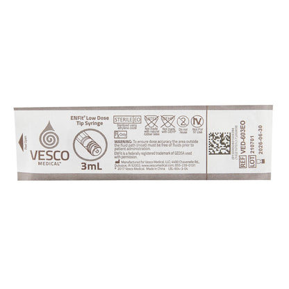 Vesco™ Sterile Low Dose Enteral / Oral Syringe, 30 mL