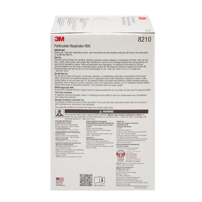 3M Industrial N95 Particulate Respirator Mask, 1 Size