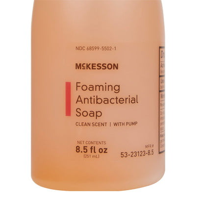 McKesson Clean Scent Foaming Antibacterial Soap, 8.5-ounce bottle