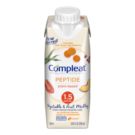 Compleat® Peptide 1.5 Cal Plant-Based Tube Feeding Formula, 8.45-ounce carton