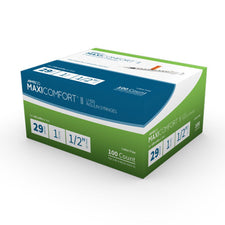 MaxiComfort® II Standard Insulin 1mL Syringe with Needle, 29 Gauge, 0.5 Inch