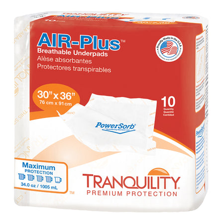 Tranquility 816455 AIR-Plus Low Air Loss Underpad, 30 x 36 Inch