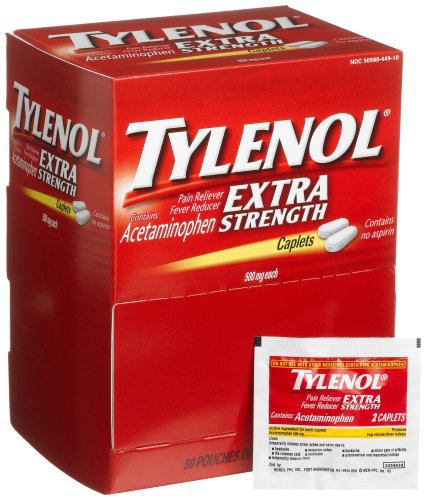 Johnson & Johnson Consumer 304491000 Tylenol Extra Strength Acetaminophen Pain Relief