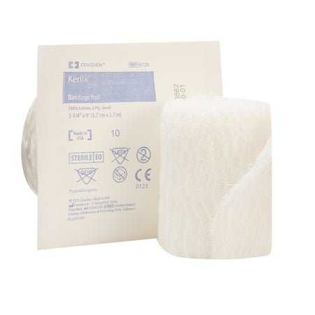 Cardinal 6720 Kerlix Sterile Fluff Bandage Roll, 2-1/4 Inch x 3 Yard, 6-Ply