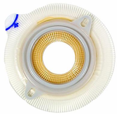 Coloplast 14239 Assura Deep Convex Ostomy Barrier, 41 mm Stoma Opening, Blue Color Match
