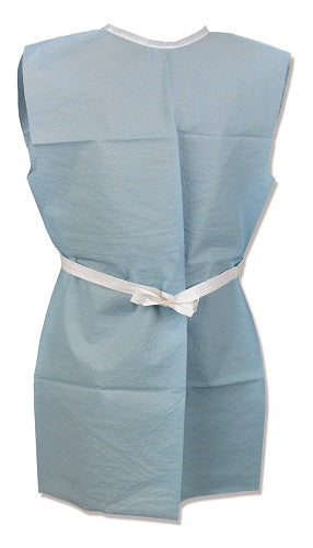 Tidi Products 918156 Ultimate Gowns, Blue, 2-Ply, Scrim, 36" x 44", 25/Case