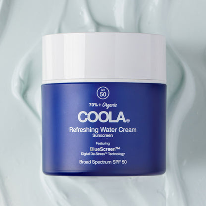Sunscreen COOLA® Refreshing Water Cream SPF 50 Cream 1.5 oz. Jar