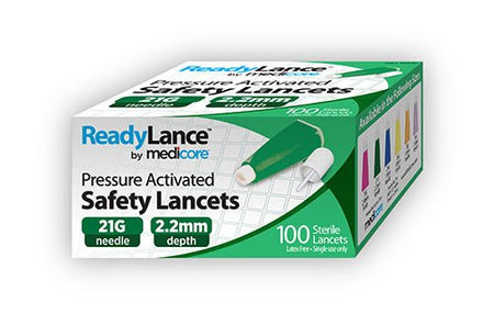 ASP Global LLC 806 Safety Lancet ReadyLance 21 Gauge Retractable Pressure Activated Finger