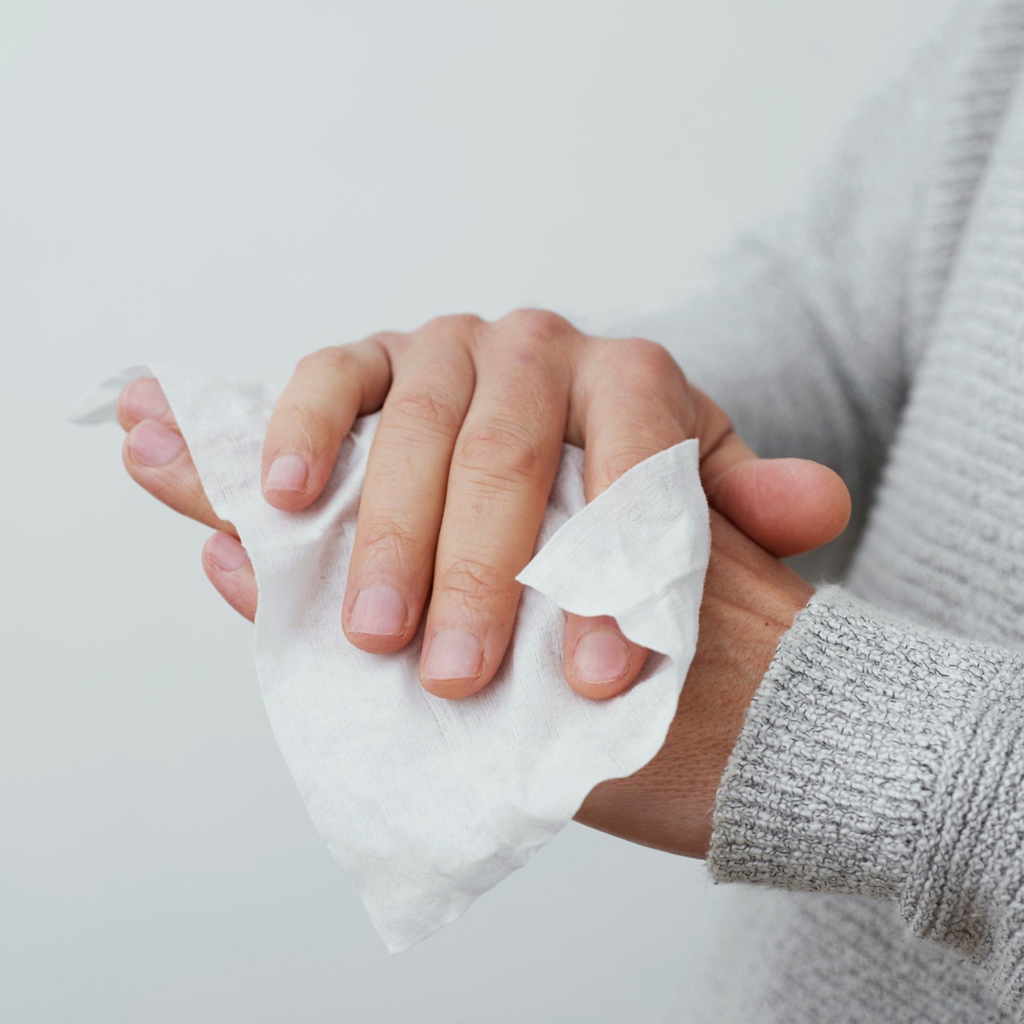 Sani-Hands® Hand Sanitizing Wipes, Ethyl Alcohol, Unscented, 6 x 7.5 Inch