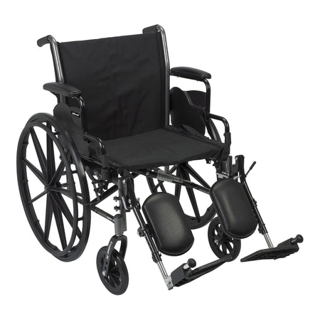 McKesson 1065287 Lightweight Wheelchair, 20-Inch Seat Width