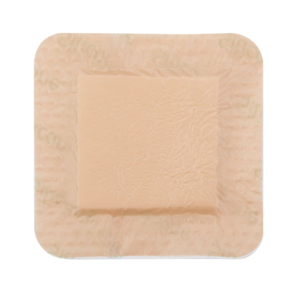 McKesson Silicone Adhesive with Border Silicone Foam Dressing, 3 x 3 Inch