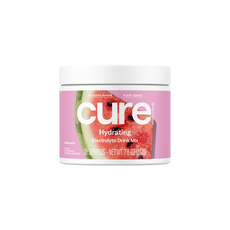 Cure Hydration HM7005 Electrolyte Drink Mix, Watermelon, 7.2-ounce Jar