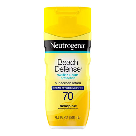 Sunscreen Neutrogena® Beach Defense® SPF 70 Lotion 6.7 oz. Bottle