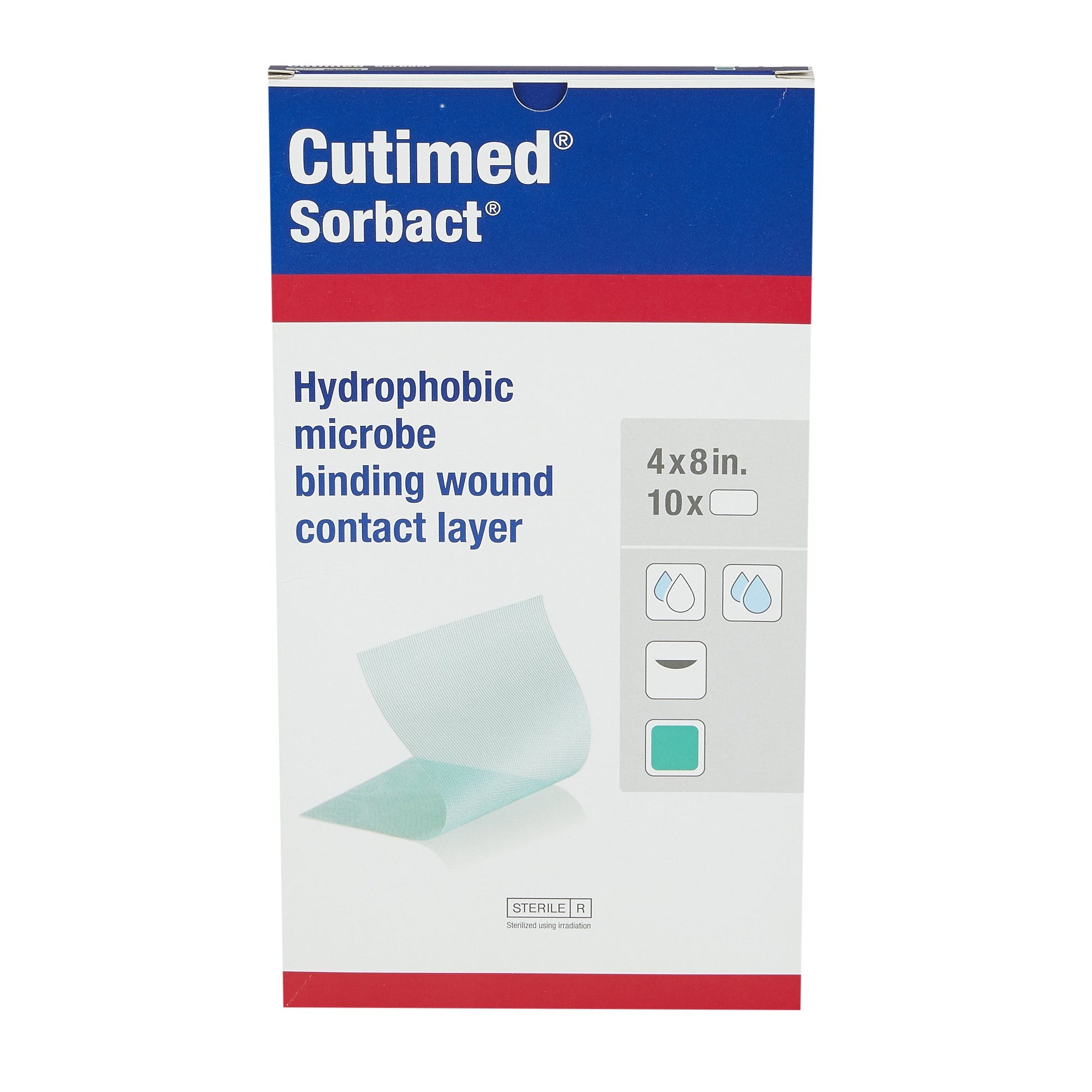 Cutimed Sorbact WCL Antimicrobial Wound Contact Layer Dressing, 4 x 8 inch by BSN Medical product image - view 2