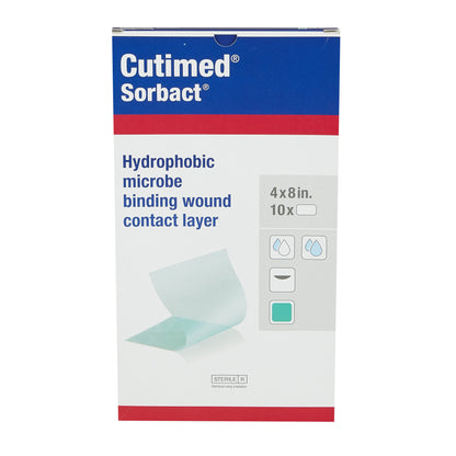Cutimed Sorbact WCL Antimicrobial Wound Contact Layer Dressing, 4 x 8 inch by BSN Medical product image - view 2
