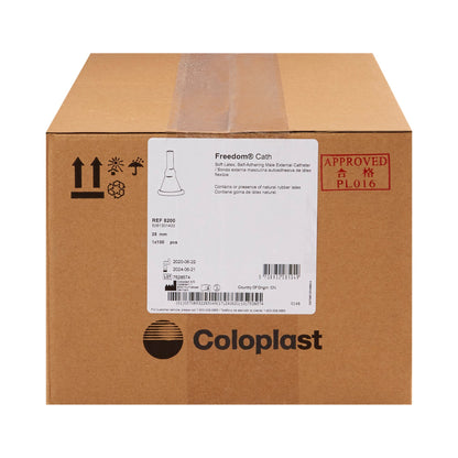 Coloplast Freedom Clear® 8200 Male External Catheter, Self-Adhesive, 28mm, Medium Size