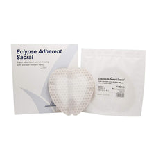 Super Absorbent Dressing Eclypse® Adherent Sacral 8-1/2 X 9 Inch Sacral