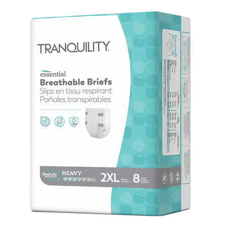 Tranquility 1188957 Essential Heavy Incontinence Brief, 2X-Large