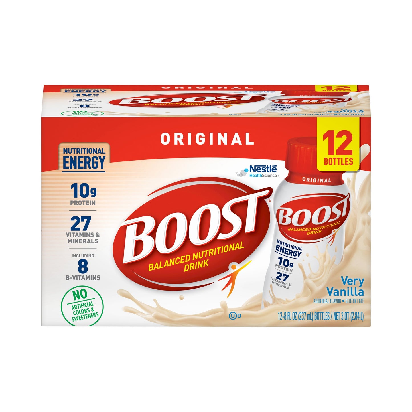 Boost® Original Vanilla Balanced Nutritional Drink, 8-ounce bottle