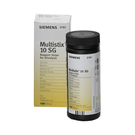 Siemens 10336425 Multistix 10 SG Urinalysis Reagent, General Chemistry tests