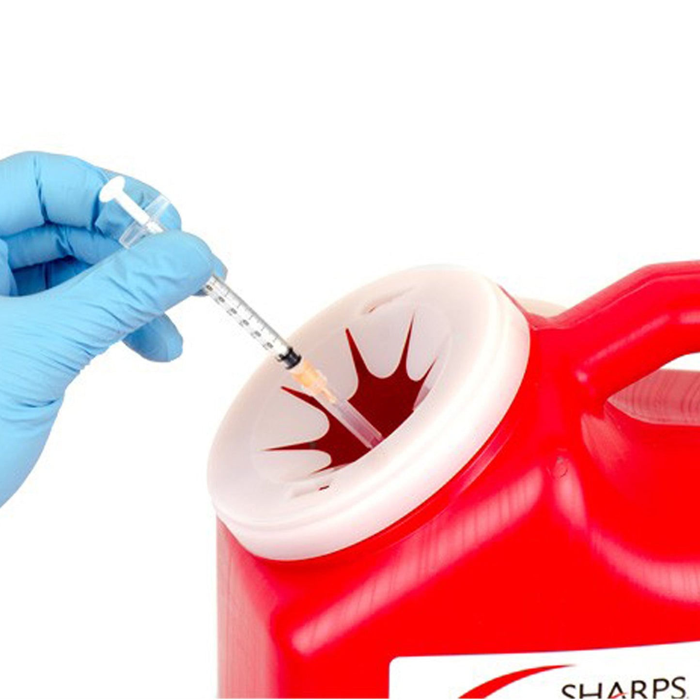 Mail System® Pro-Tec® Mailback Sharps Collector, 1 Gallon, 9 x 6 x 7½ Inch