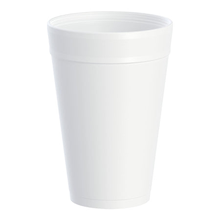 Dart J Cup® White Styrofoam Drinking Cup, 32-ounce capacity
