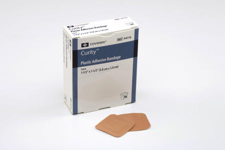 Cardinal 785717 Curity Adhesive Spot Bandage, 1½ x 1½ Inch