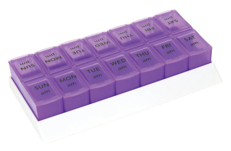 Compass Health Brands 70094 Apex-Carex 7-Day Two-Dose Pill Organizer