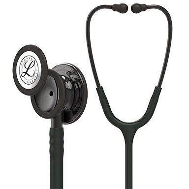 3M 5811 Littmann Classic III Monitoring Stethoscope, Smoke-Finish, Black, 27 Inch Single Lumen Tube