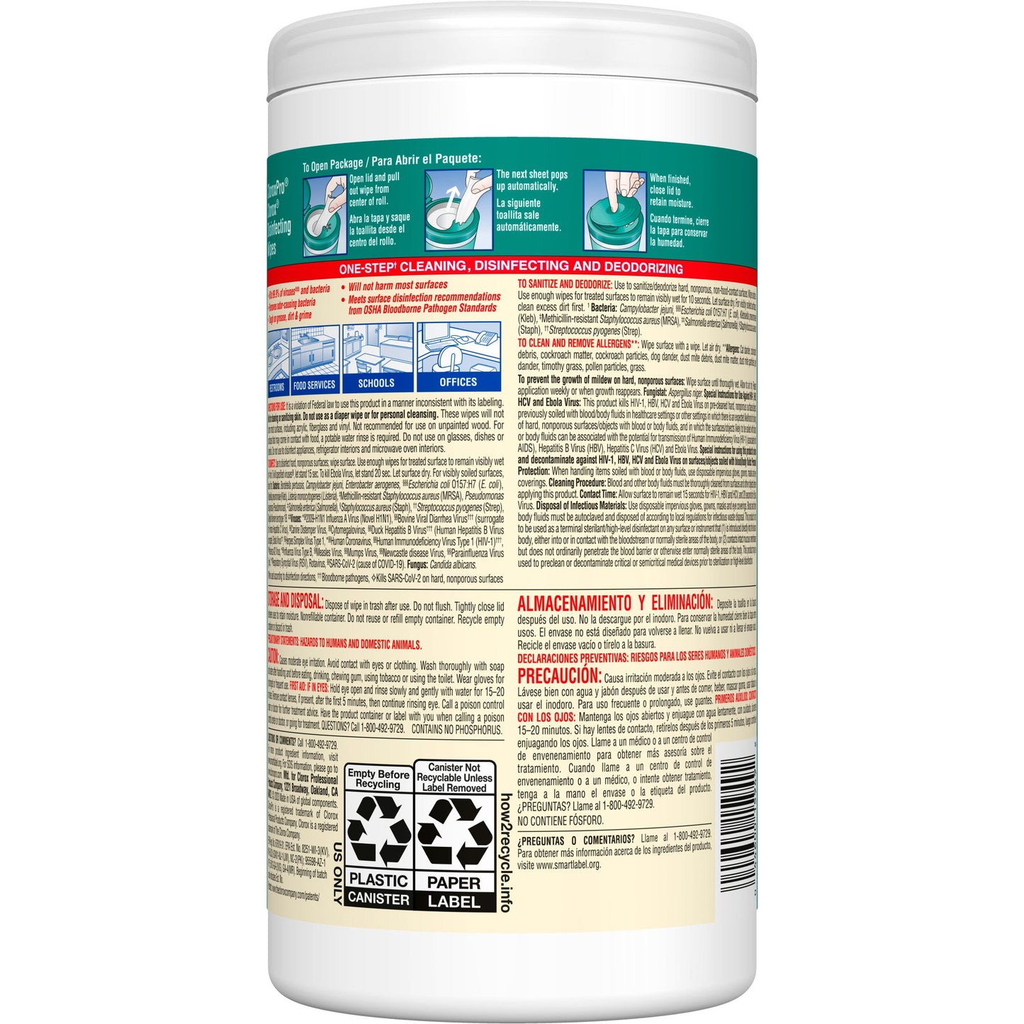 Clorox Pro™ Clorox® Disinfecting Wipes, Fresh Scent, 75 ct.