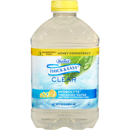 Lyons Magnus LLC 27076 Thick & Easy Hydrolyte Honey Consistency Lemon Thickened Water, 46-oz.