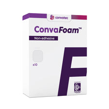 Foam Dressing ConvaFoam™ Non-Adhesive 4 X 4 Inch Without Border Film Backing Nonadhesive Square Sterile