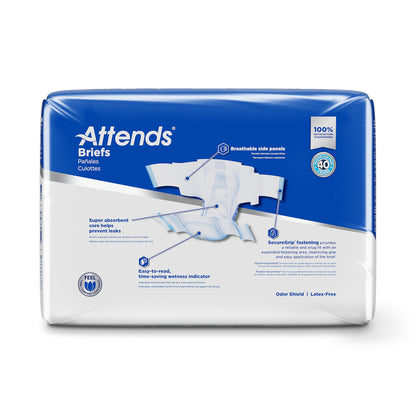 Attends® Extra Heavy Absorbency Briefs, Large