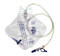 Amsino AS312 AMSure Urinary Drain Bag, 2,000 mL
