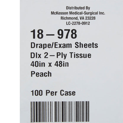 McKesson Nonsterile Physical Exam Drape, 40 x 48 Inch