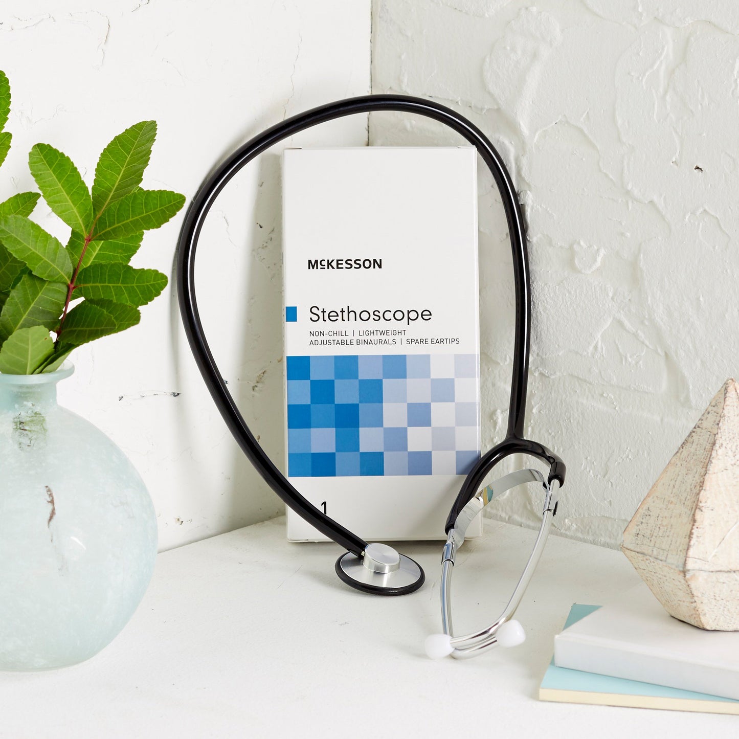 McKesson Classic Stethoscope, Black Tubing