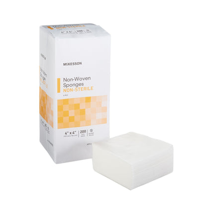 In-stock McKesson 94442000 4x4 non-woven medical sponges ready for immediate local pickup at Lexicon Medical Supply in Tucson, AZ.