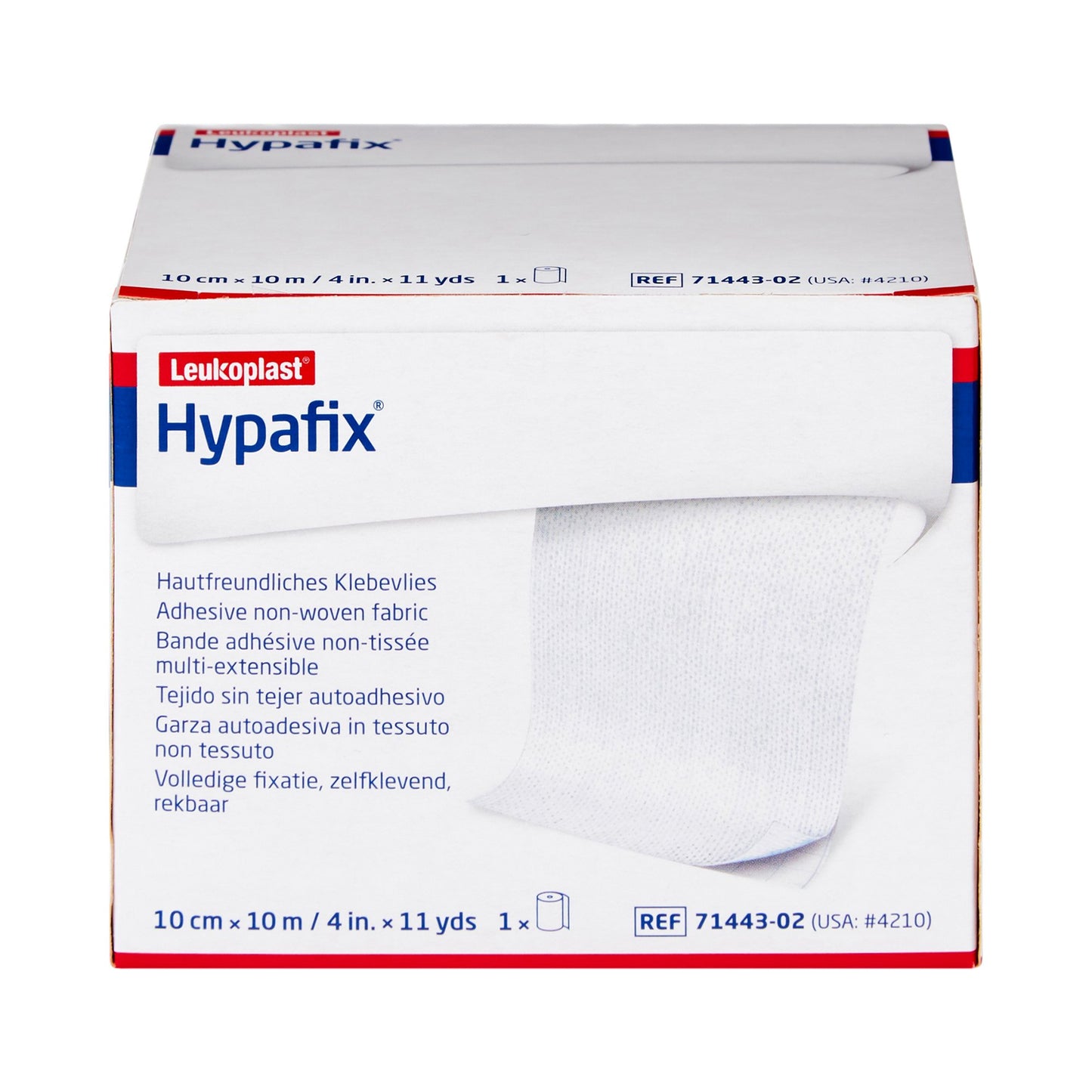 Hypafix® Nonwoven Dressing Retention Tape, 4 Inch x 10 Yard, White